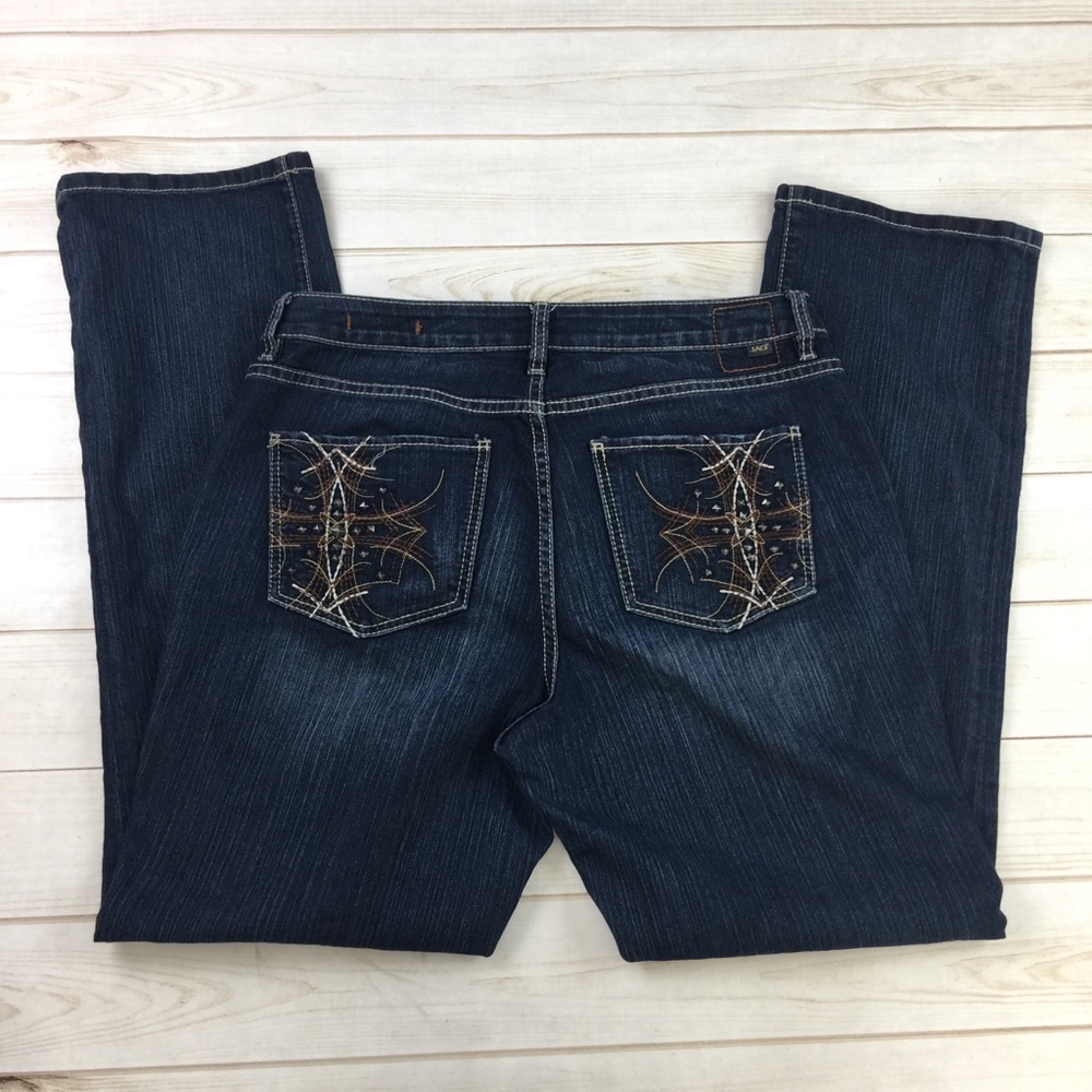 Stylish Blue Embroidered Women's Jeans
